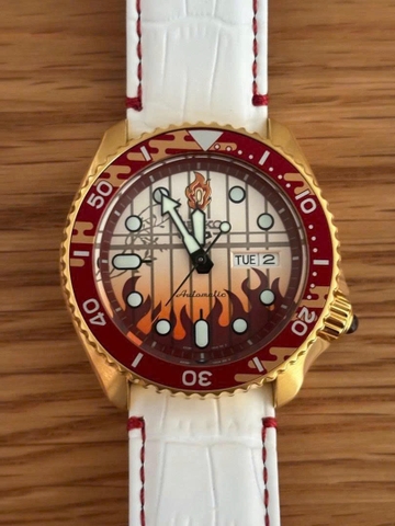 ĐỒNG HỒ NAM SEIKO 5 AUTOMATIC SPORTS SRPJ28 KIMETSU NO YAIBA  Limited Edition RENGOKU