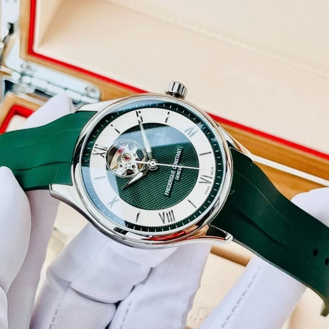 FREDERIQUE CONSTANT OPEN HEART GREEN FC-310MBRW5B6