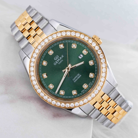 ĐỒNG HỒ NAM GEMAX GP3008OL XANH LÁ MẠNG MỘC PHONG THỦY