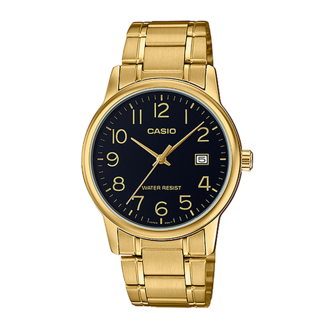 ĐỒNG HỒ NAM CASIO QUARTZ MTP-V002G-1BUDF GOLD
