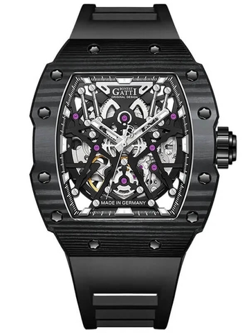 BONEST GATTI CARBON AUTOMATIC BLACK BG9906-A3