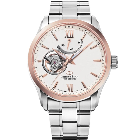 ĐỒNG HỒ NAM ORIENT STAR AUTOMATIC ROSE GOLD SEMI SKELETON RK-AT0023S ( RKAT0023S ) ( AT0023S )