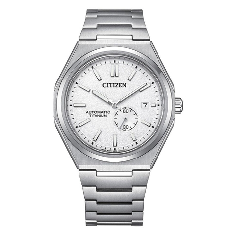 ĐỒNG HỒ NAM CITIZEN AUTOMATIC ZENSHIN SUPER TITANIUM WHITE DIAL  NJ0180-80A