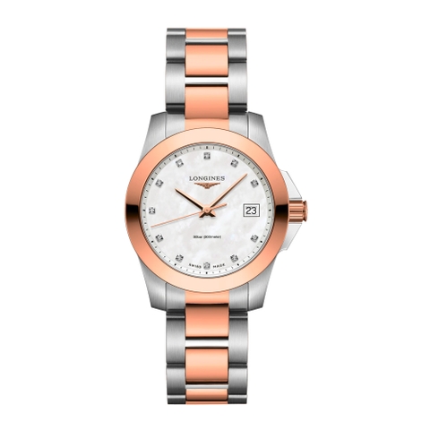 ĐỒNG HỒ NỮ LONGINES CONQUEST MOP DIAMOND L3.377.3.88.7 (L33773887)