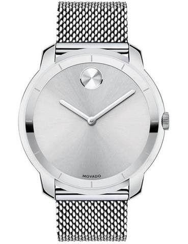 ĐỒNG HỒ NAM MOVADO BOLD 3600260 SILVER DIAL MESH