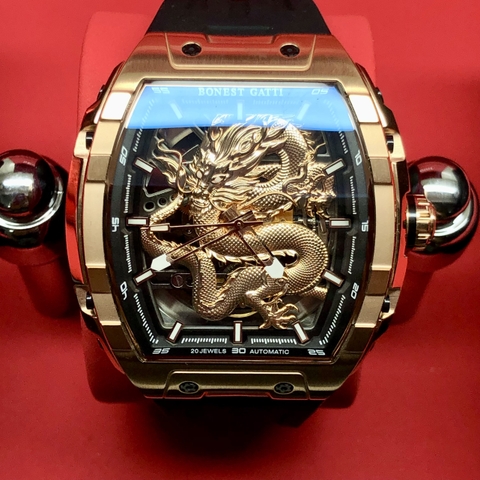 BONEST GATTI GHOST DRAGON STAR AUTOMATIC GOLD BG5606-A2