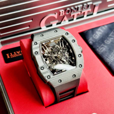 BONEST GATTI CARBON AUTOMATIC BLACK BG9906-A3