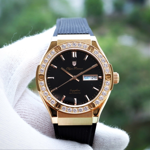 OLYM PIANUS CLASSIC FUSION AUTOMATIC BLACK OP990-45ADGR-GL-D