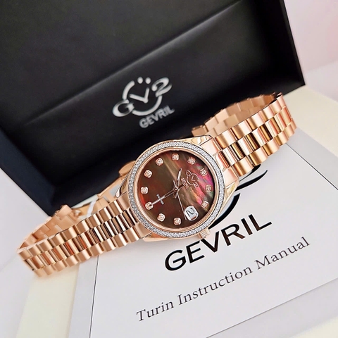 GV2 BY GEVRIL TURIN QUARTZ 12420B