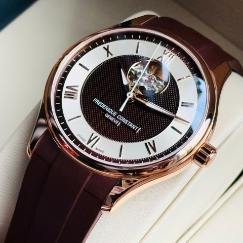 FREDERIQUE CONSTANT OPEN HEART BLACK FC-310MBRW5B4