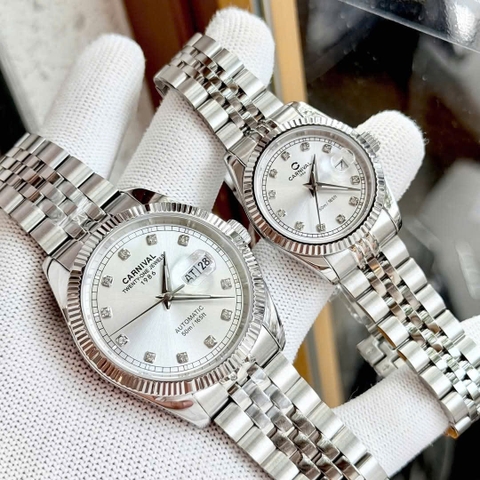 ĐỒNG HỒ ĐÔI CARNIVAL 8131G-VT-T - CARNIVAL 8131L-VT-T