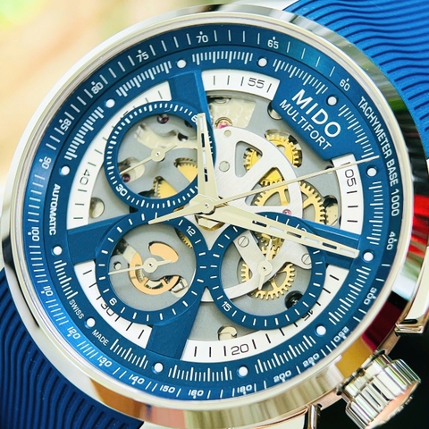 ĐỒNG HỒ NAM MIDO MULTIFORT SKELETON CHRONOGRAPH M038.662.17.040.00 (M0386621704000)