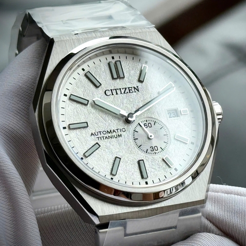 ĐỒNG HỒ NAM CITIZEN AUTOMATIC ZENSHIN SUPER TITANIUM WHITE DIAL  NJ0180-80A