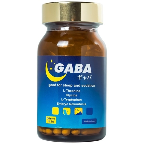 Viên uống Gaba Jpanwell hỗ trợ giúp ngủ ngon, dễ ngon (60 viên)