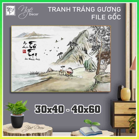 Tranh Tráng Gương SHIN TỰ TẠI chế hài hước CAO CẤP