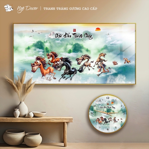 Tranh Tráng Gương MÃ ĐÁO THÀNH CÔNG - MÃI DELL THÀNH CÔNG - KHÁ MÃ chế hài hước CAO CẤP - MẪU 5