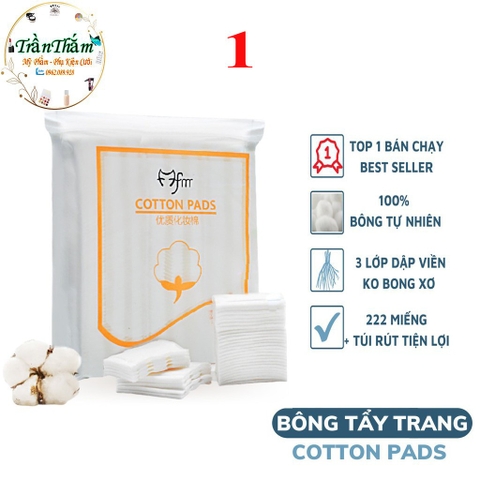 Bông tẩy trang các loại chất bông cực mịn