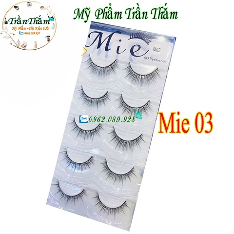 Mi Giả Mie 5 Cặp Mã 03 Siêu Đẹp Và Tự Nhiên ⭐ CÓ VIDEO HÀNG THẬT DO SHOP TỰ QUAY ⭐