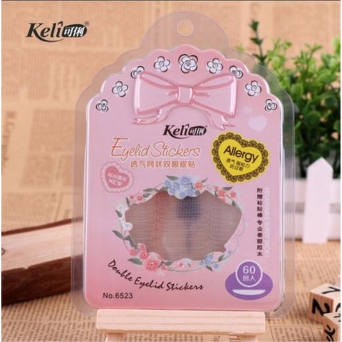 Kích mí lưới kèm keo Keli tàng hình sẵn 4 kích cỡ chuyên dùng cho makeup