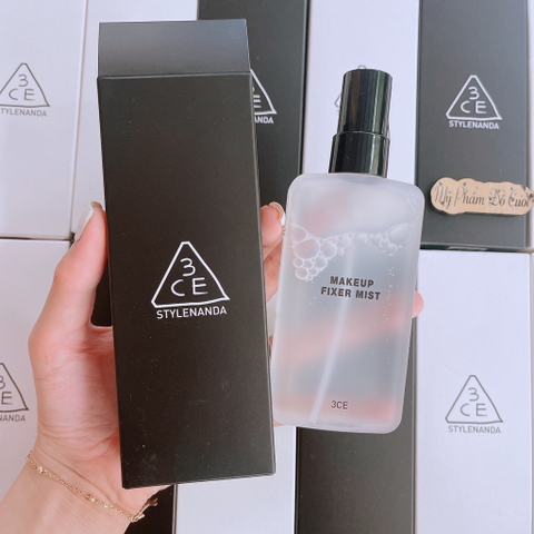 Xịt khoáng kiềm dầu 3CE Hàn Quốc dưỡng ẩm cho da giữ lớp trang điểm
