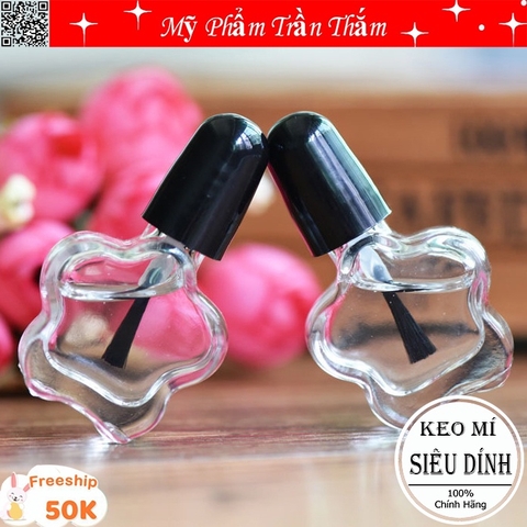 Keo dán mí lưới nắp đen trong suốt không sợ lộ siêu dính chính hãng