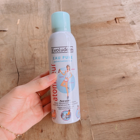 Xịt khoáng Evoluderm 150ml 400ml Chính Hãng Cấp Ẩm Làm Dịu Da Giúp Cho Da Luôn Mịn Màng