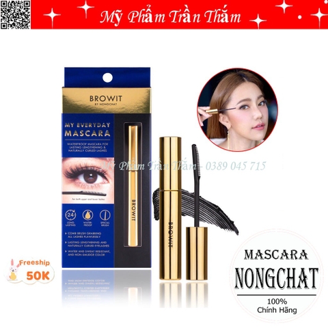 Mascara Browit Nongchat Thái Làm Dày Dài Mi Chuyên Dụng Cho Makeup