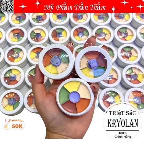Triệt Sắc Kryolan Dạng Chiết 6 ô Màu Che Mọi Khuyết Điểm Các Tone [Chính Hãng]