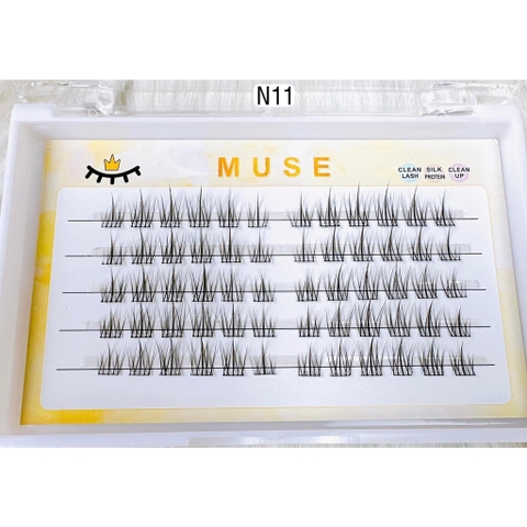 Lông Mi Giả Chùm Tự Nối mi sợi, mi cụm Dáng Chữ A Chữ V Mix Size