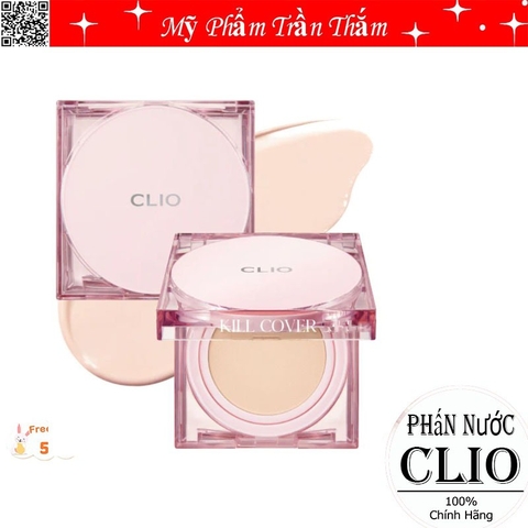 Phấn Nước Che Phủ Khuyết Điểm Lớp Nền Căng Bóng Clio Kill Cover Glow Cushion SPF50+ PA++++