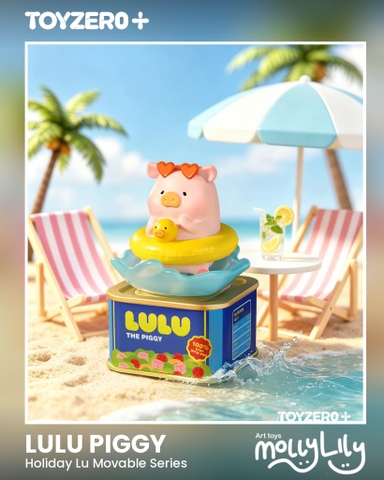 LULU THE PIGGY Holiday Lu! Movable Figure Series