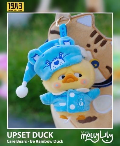 UPSET DUCK x Care Bears Be Rainbow Duck Plush Pendant Series