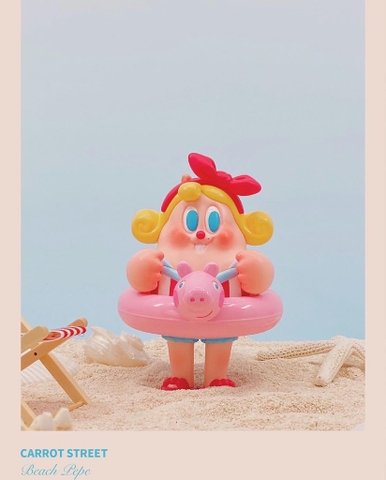 CARROT STREET Beach Pepe Figure (Pink)