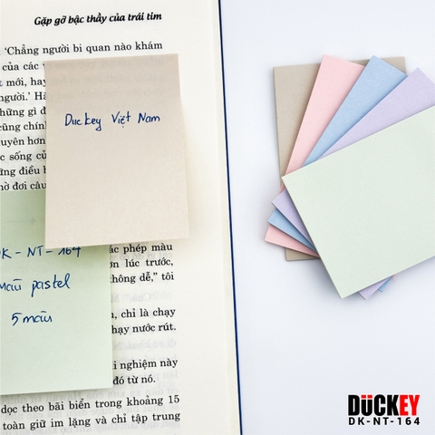 Giấy nhớ 5 màu Pastel DK-NT-164 51x76mm thương hiệu DUCKEY