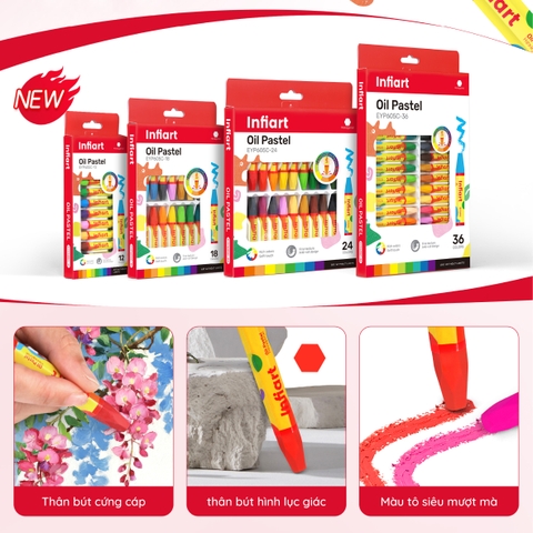 Bút Sáp Dầu Infiart Cao Cấp EYP605C