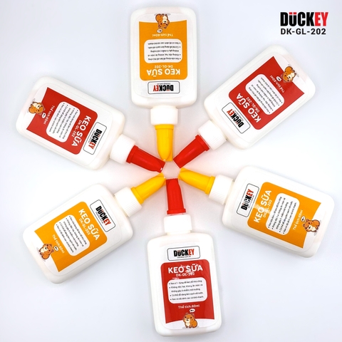 Keo Sữa Duckey Whiter Glue 90ml DK-GL-203 an toàn, tiện lợi