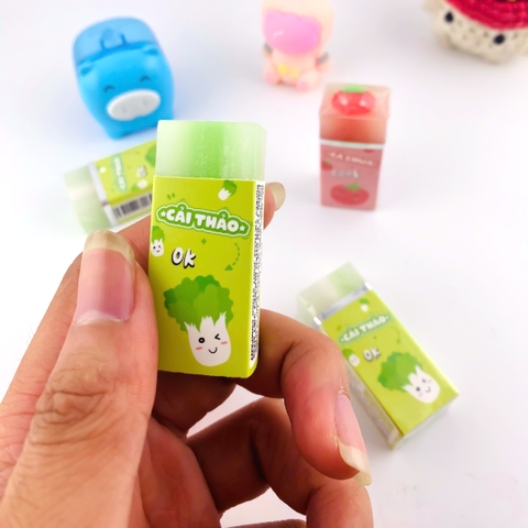 Tẩy DUCKEY hình rau củ siêu dễ thương DK-ER-225 🥦🍅✨