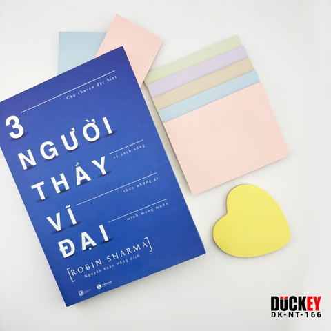 Giấy nhớ 5 màu Pastel DK-NT-166 76x102 thương hiệu DUCKEY