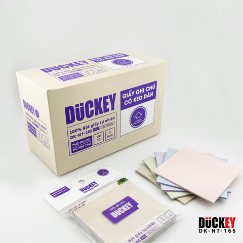 Giấy nhớ 5 màu Pastel DK-NT-165 76x76 thương hiệu DUCKEY