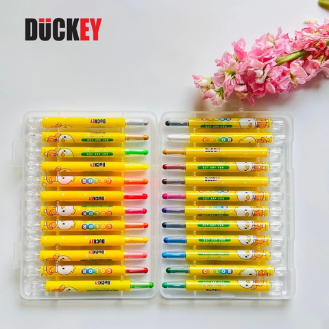 Sáp Vặn Màu DUCKEY DK-CL-142 (24 Màu)
