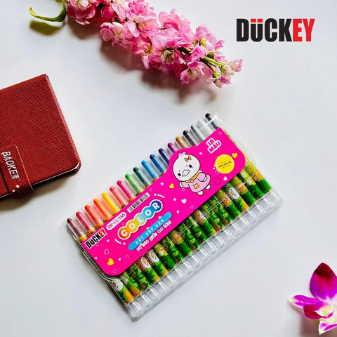Sáp Vặn DUCKEY DK-CL-145 (18 Màu – Đóng Vỉ)