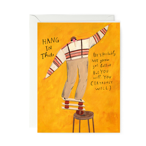 THIỆP GẬP—hang in there