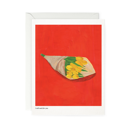 POSTCARD—I will wait for you