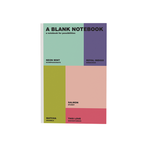 A BLANK NOTEBOOK—Neon Mint