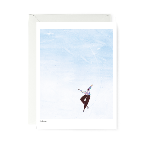 POSTCARD—be brave