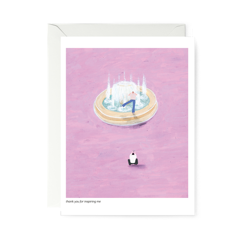 POSTCARD—thank you for inspiring me
