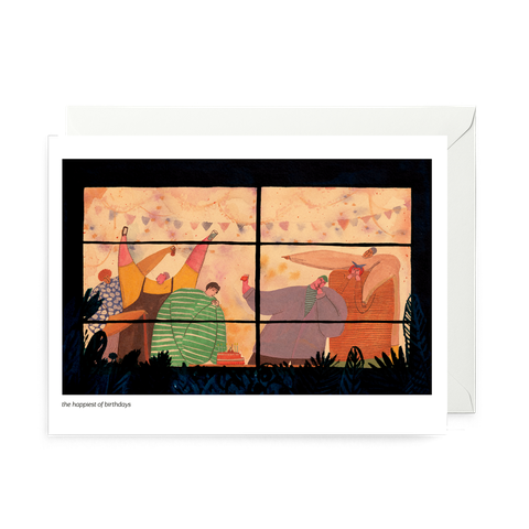 POSTCARD—the happiest of birthday
