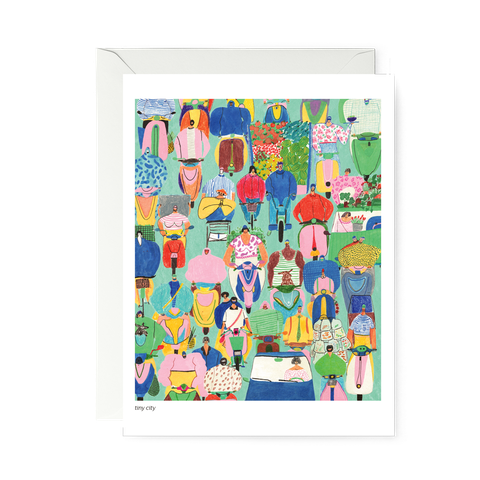 POSTCARD—tiny city