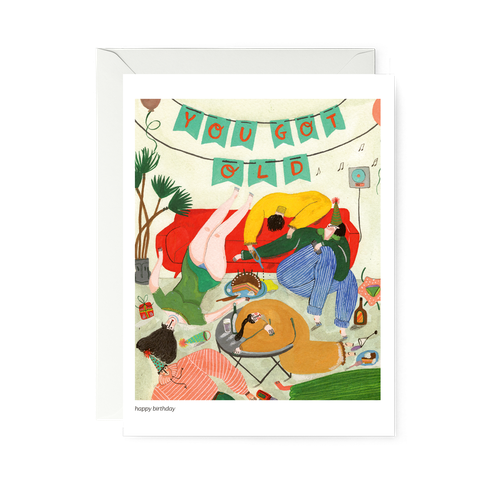 POSTCARD—you got old