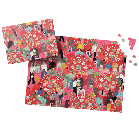 TRANH XẾP HÌNH 925 MẢNH—Pink Party